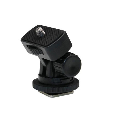 相机监视器支架神牛补光灯底座蜗牛云台热靴 转接座1/4螺丝拓展件