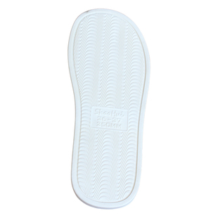 手工PVC精品加宽吹气地板拖鞋底子无声软底防水防滑牛筋白色橡胶