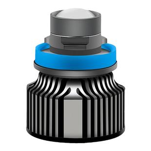 汽车激光雾灯双色透镜聚光超亮黄金光改装爆闪H119006H7H8LED灯泡