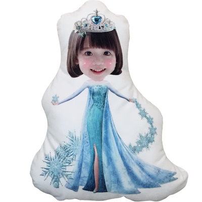 diy来图定制儿童宝宝人形Q版抱枕