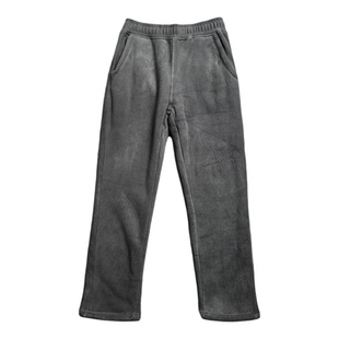 太暖和了！超细摇粒绒+羊羔绒 抗寒保暖直筒男士松紧腰休闲裤卫裤