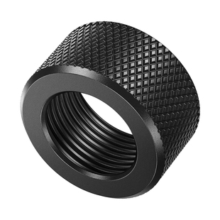 金属螺帽适配17mm球头断的螺母配件铝合金车载桌面手机支架磁吸头夹头通用转换接口固定器转接头改螺纹口改装