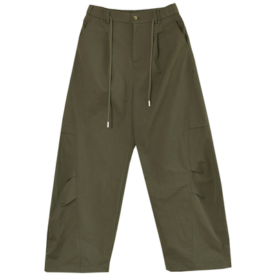 GESGOO美式复古抽绳工装裤