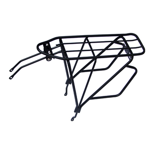波尔山地旅行自行车钢制货架磨砂碟刹V刹川藏单车载人轻质后货架