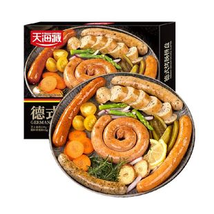 天海藏德式烤肠拼盘六种烤肠香肠组合盘肠芝士