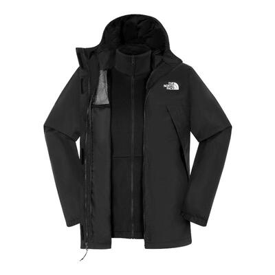 北面冲锋衣女25秋冬新款户外防水防风保暖抓绒内胆三合一外套8HM5