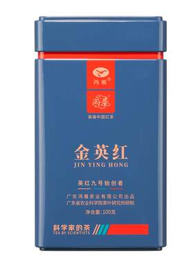 鸿雁明前茶英红九号一级广东特产