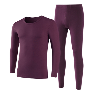 ab保暖套装男秋冬莫代尔棉圆领套装弹力舒适男士秋衣秋裤N908