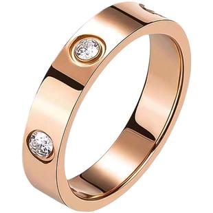 轻奢高级感钛钢不掉色戒指女小众设计情侣ins潮冷淡风食指环