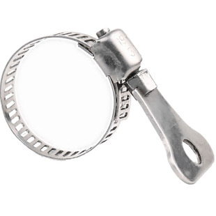 304不锈钢带手柄式喉箍/手拧美式抱箍/卡箍管箍/水管煤气管固定夹