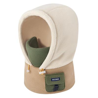 三合一帽子围巾面罩一体防风秋冬