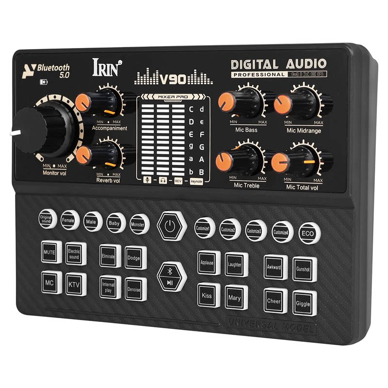 IRIN爱润V90声卡混音器变声器