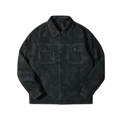 海澜之家翻领挺括有型时尚夹克