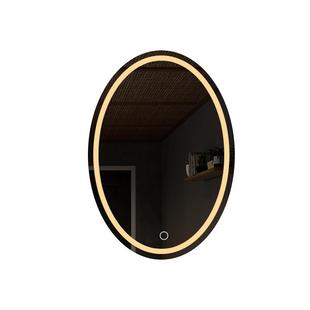 智能镜led灯椭圆形浴室镜子卫生间防雾带灯化妆镜壁挂发光感应镜