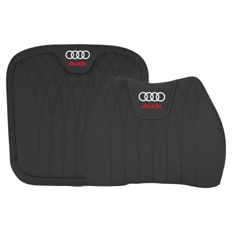 适用奥迪坐垫腰靠Q5L/A4L/A6L/A3/Q3/Q2L/A8L/A5汽车车载护颈枕