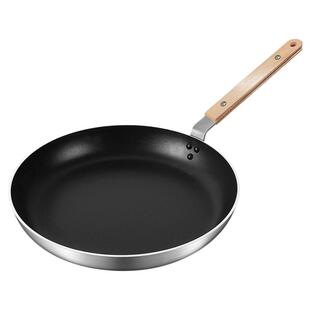 平底锅商用大号酒店专用煎牛排烙饼锅燃气电磁炉通用不凸底煎锅