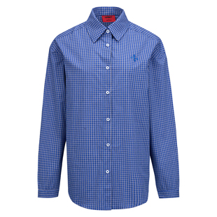 【特价清仓】GRKC吉尔卡克 十字箭格纹衬衫宽松休闲长袖衬衣外套