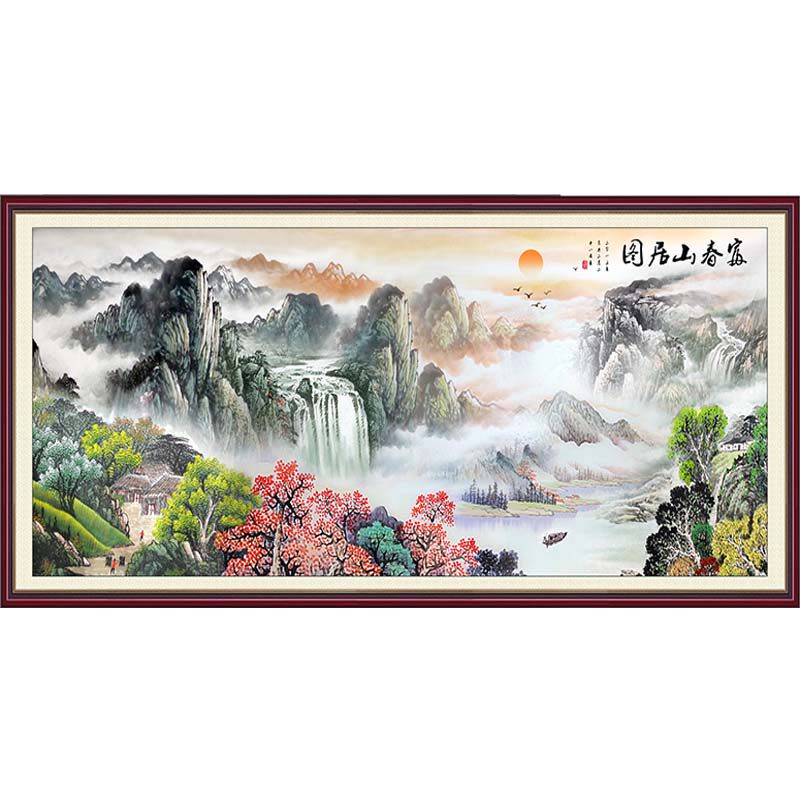 印花包邮dmc纯棉十字绣套件