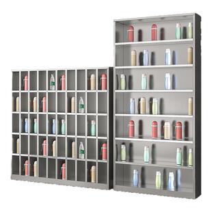 不锈钢员工水杯柜工厂车间水杯架多格水杯放置柜茶杯收纳柜存放柜