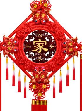 中国结挂件客厅福字挂饰金福顺