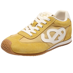 森达经典德训鞋女25秋新商场同款内增高百搭歪头复古休闲鞋XSE01