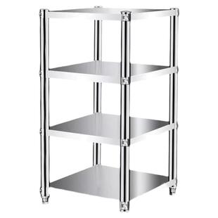 货架不锈钢收纳架子多层台面立架厨房置物架电器仓库货架二手清仓