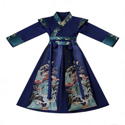 男童汉服套装武侠风中大童古装