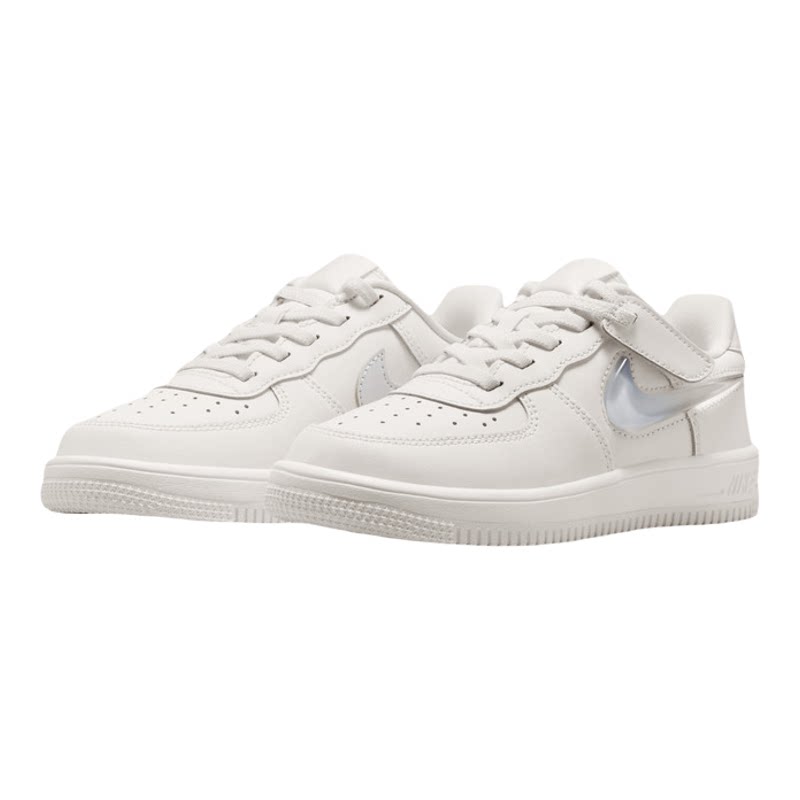 NIKE耐克小童FORCE 1低帮时尚舒适百搭潮流运动休闲鞋IR0592-101