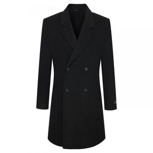 【100%羊毛】报喜鸟秋冬男士休闲长款双面呢大衣微阔宽松外套男款