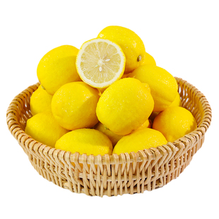 新果安岳黄柠檬一二级四川新鲜水果皮薄整箱商用奶茶店专用水果