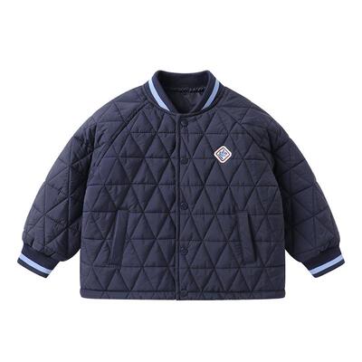 右欧男童女童棉服外套轻薄款