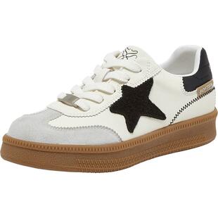 百思图2025秋季新款厚底星星板鞋德训鞋女百搭休闲运动鞋B6701CM5