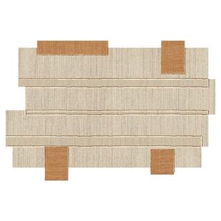 中古风侘寂地毯不规则异形高级手工编织羊毛客厅房间卧室沙发地垫