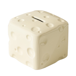 奶酪存钱罐只进不出大号男孩女孩儿童2024新款可存可取陶瓷储蓄箱