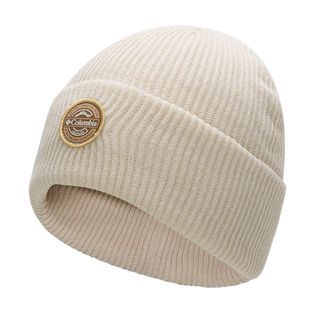 哥伦比亚绒线帽男帽女帽2025冬季户外运动帽子骑行运动针织套头帽