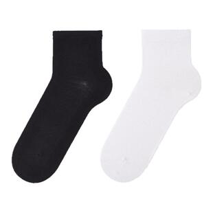 棉元素男士袜子纯色简约舒适不勒脚短筒袜商务休闲百搭男袜AD1842