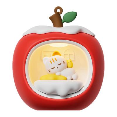 高级感红苹果小夜灯挂件生日礼物送女生闺蜜儿童平安夜圣诞节礼物