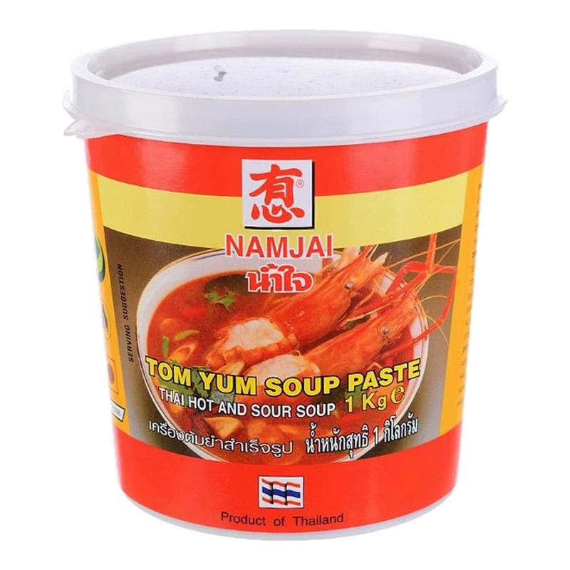 泰国进口有心牌冬阴功汤酱红油虾酱泰式酸辣香椒膏火锅调料1kg