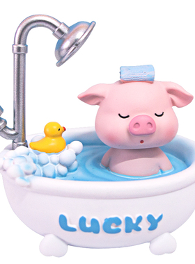 幸福肥皂卡通风蛋糕烘焙汽车摆件