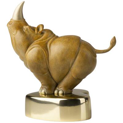 铜师傅心有灵犀铜摆件