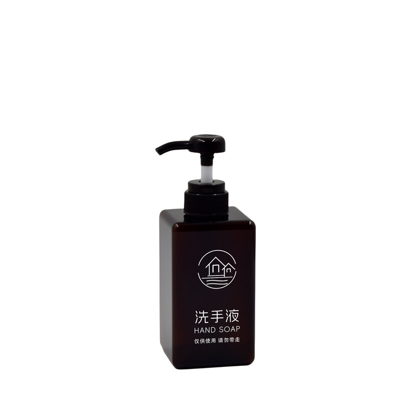 酒店分装瓶定制logo店名高档洗发水沐浴露洗手液护发素按压瓶空瓶