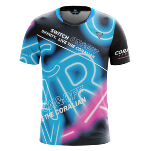 可莱安韩国羽毛球服女套装男款短袖2021新款情侣队服透气速干上衣