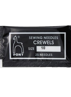 印度pony马牌绣花针手缝针串珠针