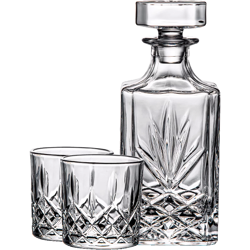 轻奢高档威士忌酒杯套装水晶玻璃白兰地洋酒杯子创意喝啤酒杯酒具