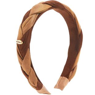 兰诺编织洗脸发箍女款2026新款高级感时尚洋气日常外戴高颅顶头箍