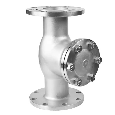 H44不锈钢法兰止旋启式止回阀50