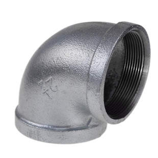 镀锌玛钢管件90度弯头丝口内螺纹加厚消防给水管道4寸活接头内丝