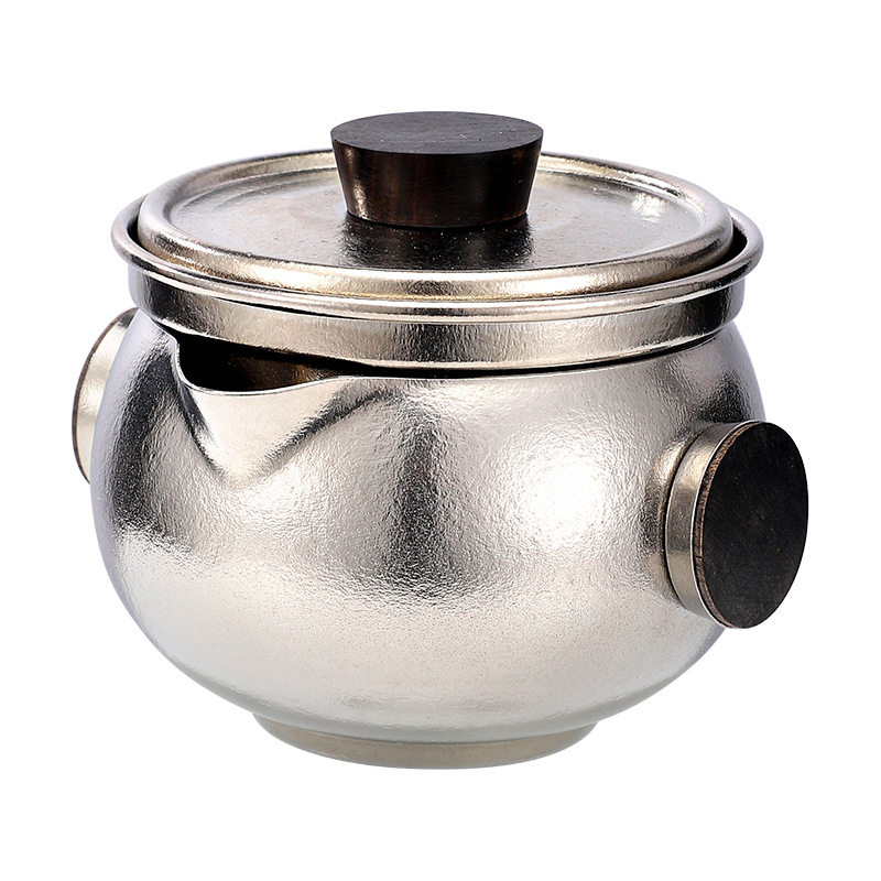 纯钛旅行茶具套装高档便携式手抓壶杯外出携带茶杯轻奢全钛泡茶器