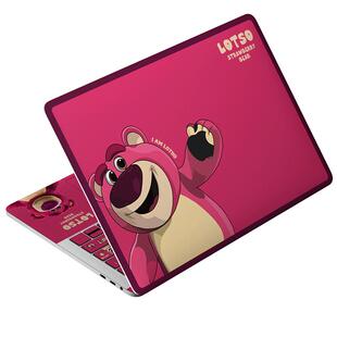 原色工场适用于苹果笔记本MacBook外壳贴膜M1可爱卡通air13pro16女新21款14寸保护套壳机身全套防水防油熊