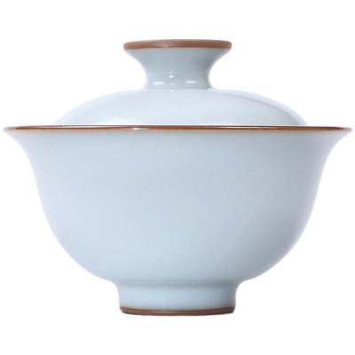 开片盖碗善窑厂原矿入釉